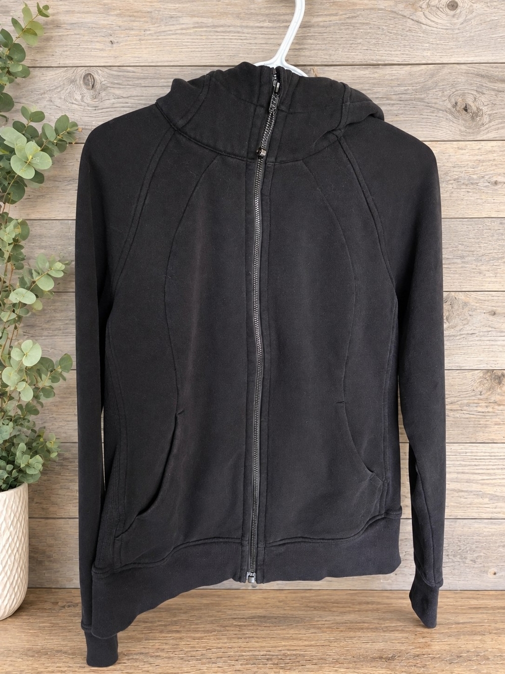 Lululemon Black Full Zip Jacket Hoodie – Size Large